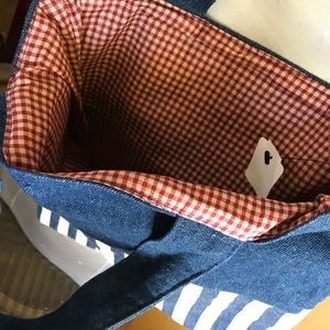 NWOT Jean patriot canvas bag